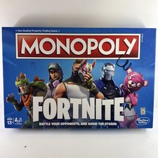 Monopoly Fortnite Edition Board Game Complete Parker Brothers 2018 Video Game