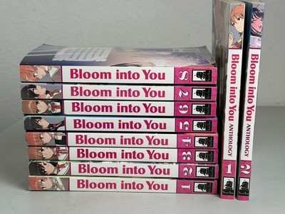 Bloom Into You Complete Set  1-8 English OOP Manga + Anthology LGBT Yuri