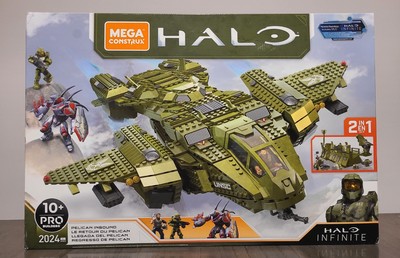 (UNOPENED) MEGA Halo Pelican Inbound Aircraft Building Set - GNB28