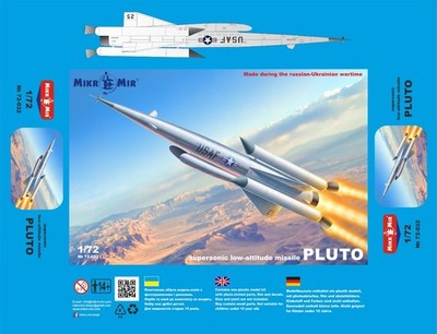 Mikromir 72-032 PLUTO - nuclear supersonic missile  1/72 plastic kit