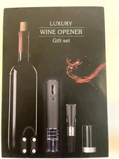 Electric Wine Bottle Opener Set.