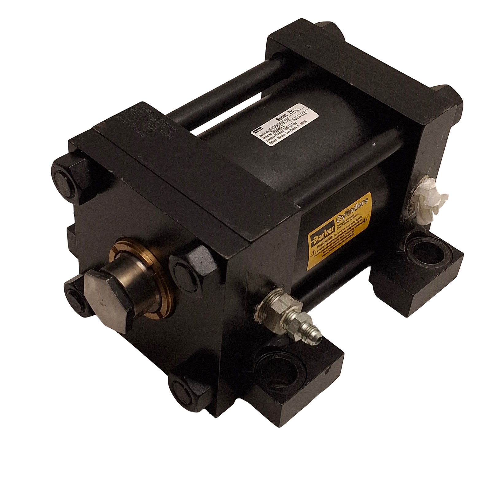 Parker 05.00CP2HLUS13A3.000 Hydraulic Cylinder, 5in Bore, 3in Stroke, 3/4in NPT