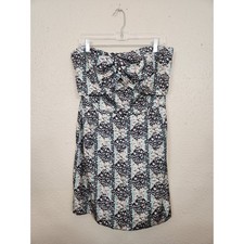 BCBGeneration Strapless Dress Party Cocktail Mini Dress Geometric 12