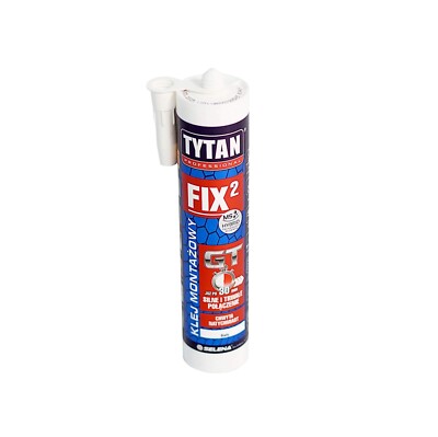 TYTAN FIX2 GT Montagekleber Baukleber 290ml Weiß 400kg/10cm²   Schnell & Stark