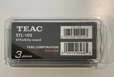 TEAC STL-103 3 Pack. Replacement Needles/Styluses for LPR500/550/MCD800/LPP1000