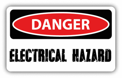 Some states require safety inspections only in specific situations. Danger Electrical Hazard Sign Warning Car Bumper Sticker Decal 6" x 4