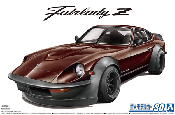 Aoshima 1/24 058442 Nissan S30 Fairlady Z Aero Custom '75