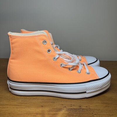 ノ*ブ様 CONVERSE Chuck Taylor All Star オレンジ Converse Chuck Taylor All Star Lift Hi Peach Beam Orange Platform