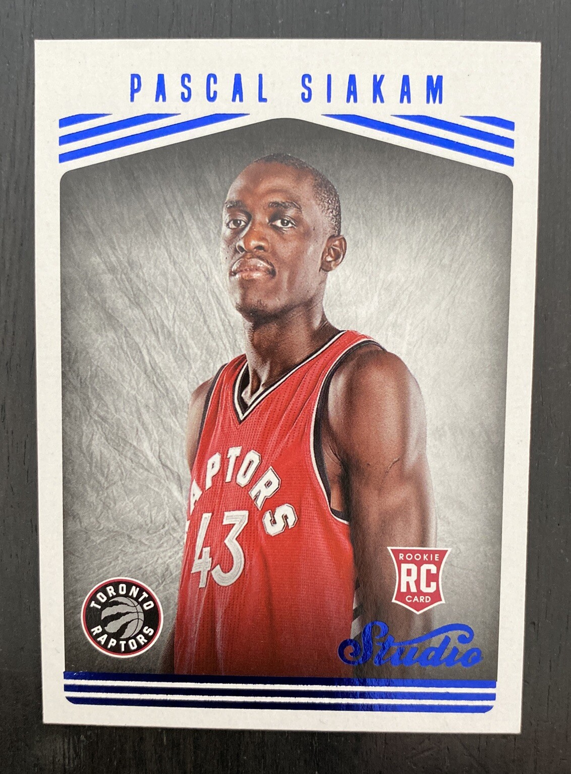 2016-17 Panini Studio Pascal Siakam Rookie Card RC #199 Raptors