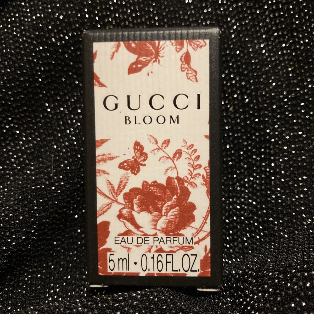 New Gucci Bloom Eau De Parfum EDP Mini Splash Bottle 0.16 oz 5mL