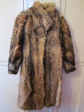 Pelzmantel Gr 38 Lang Wildfuchs Echtfell