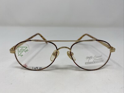 Casual Classics CC-556 #2 46-15-125 Gold Full Rim Eyeglasses Frame BL06