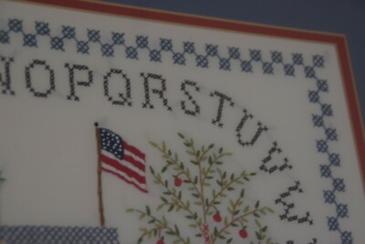 Cross Stitch embroidery ABC's America The Beautiful | eBay