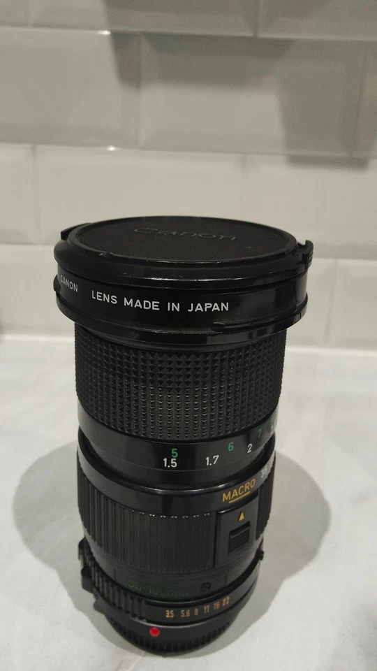 Objectif Zoom Canon Lens FD Macro 35-105Mm 1:3.5 35-105 Mm 3.5 - Photo 2/4