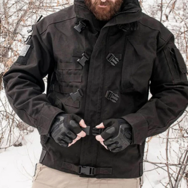 Tactical Jacket Men's Waterproof Military Jacket Outdoor