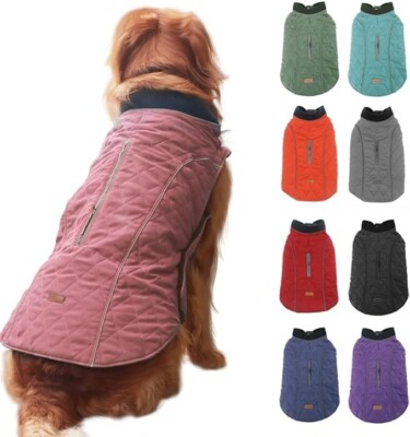 EMUST Dog Vests for Winter, Dog Coat for Cold Weather Warm Dog Jackets for Small