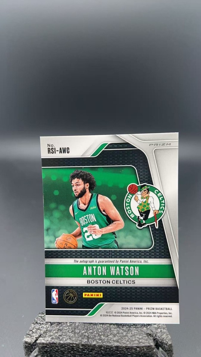 2024-25 Panini Prizm Anton Watson RC Rookie Auto Blue Wave #8257S