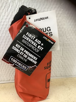 Kit De Survie Et Premiers Soins Life+Gear 130 Pièces - Sac étanche - Neuf