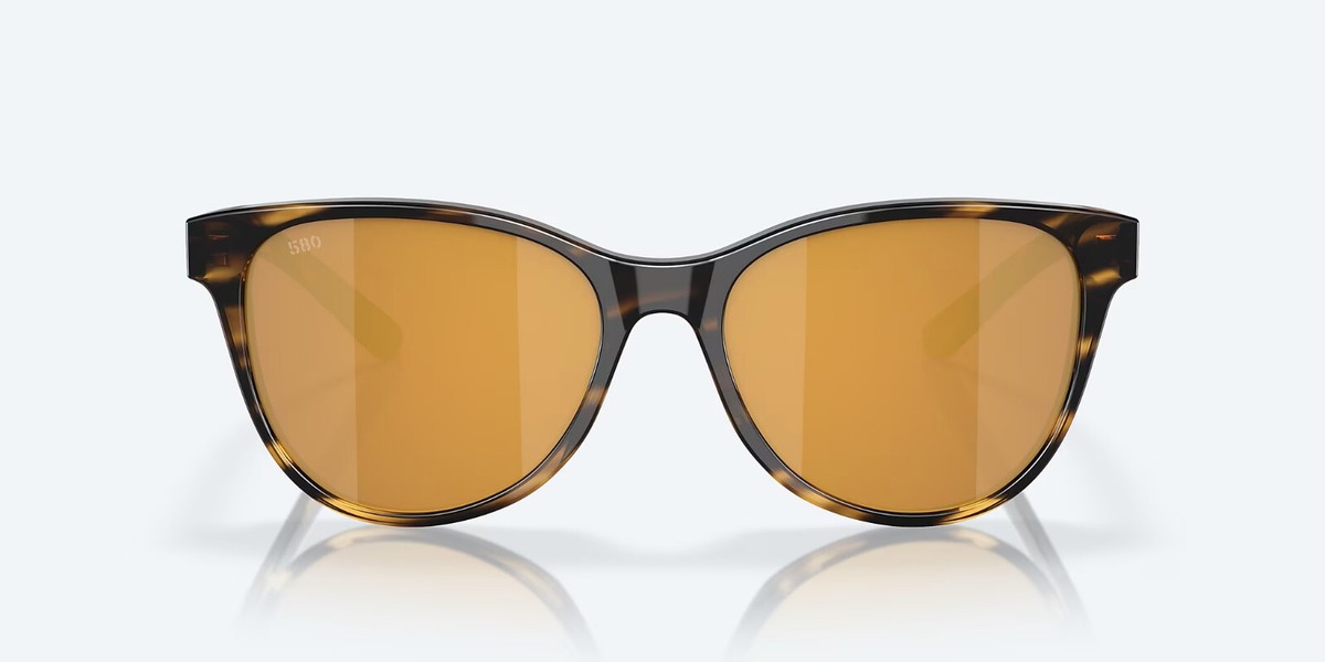 Costa Del Mar Catherine Polarized 580G Tortoise Sunglasses **Women’s Wide Fit** Costa Catherine Sunglasses Polarized - Womens - Tortoise w  main image 4