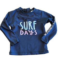 Snapper Rock NZ "Surf Days" Rashguard Gray 18-24M UV Protection