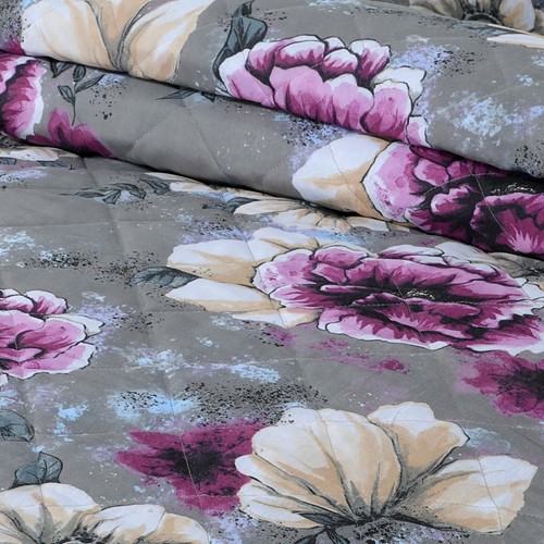 Luxury Summer Bedding Quilted Bedspread Comforted Complete Set with Pillow Shams - Picture 15 of 30