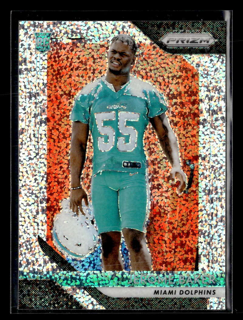 Jerome Baker Panini Prizm #264 White Sparkle