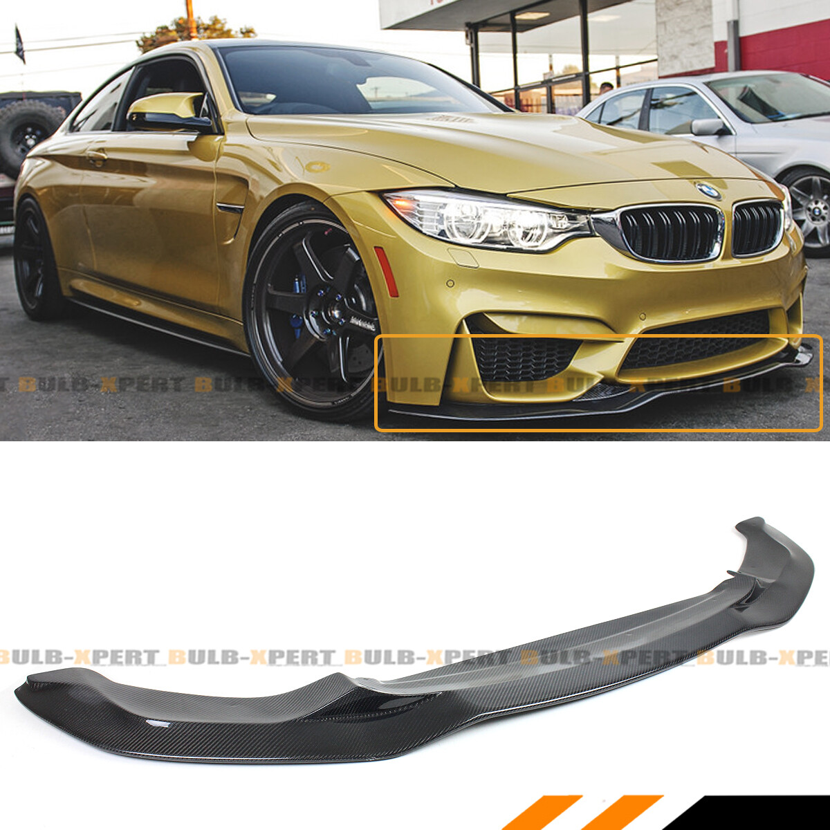 For 15-19 BMW F80 M3 F82 F83 M4 PSM Style Carbon Fiber Front