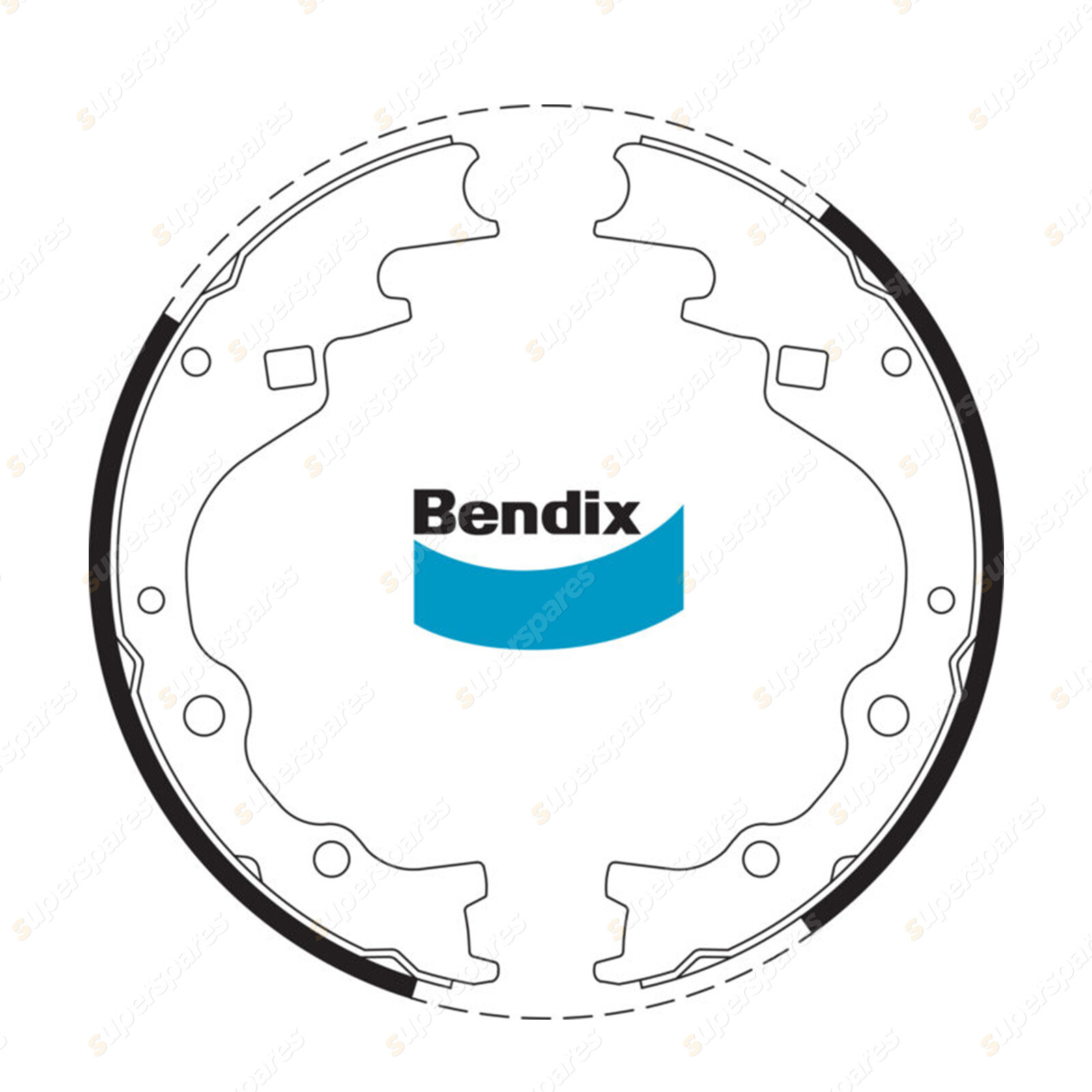 Bendix HD Brake Pads Shoes Set for Kia K2700 SD Pregio TB 2.7 D 59 kW ...