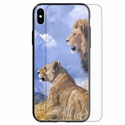 For Huawei Phone Series - Lion Theme Tempered Glass Back Cover Phone Cover #1 - Picture 11 of 13