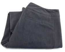 NINE WEST Women's 8 Dark Gray Double Button Flat Front Career Dress Pants EUC