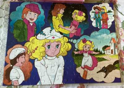 1976 Complete VINTAGE CANDY CANDY PUZZLE 100 pcs TOEI animation