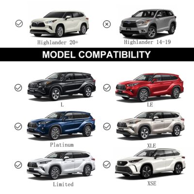 Factory Direct Sales Wholesale Auto Parts Aluminum Alloy Side Step Rustproof Running Board for TOYOTA HIGHLANDER 2012-2024 TUQW(えの) ランニングボードサイドステップペダルナーフバー互換トヨタハイランダー XU70 2020 2021 2022 20