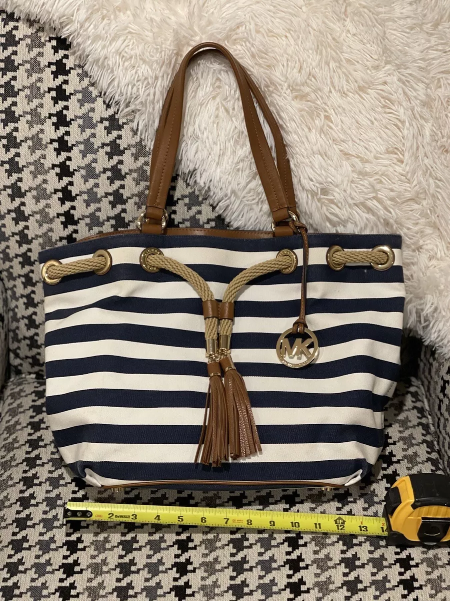 Michael Kors Jet Set Canvas Tote Handbag