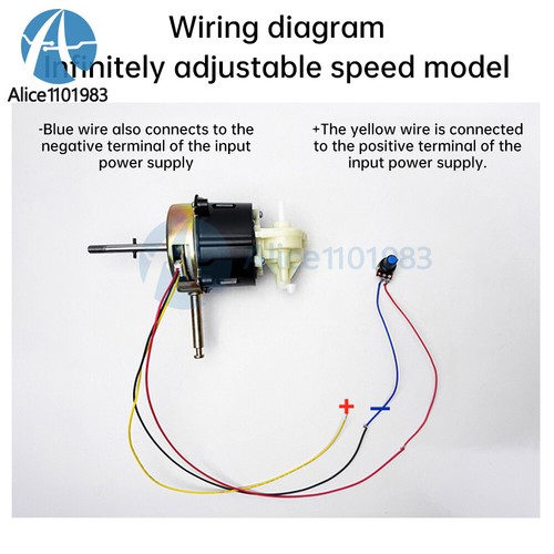 DC9-28V Brushless Motor Floor Electric Fan Floor Fan Wall Fan Motor Replacement - Afbeelding 27 van 43