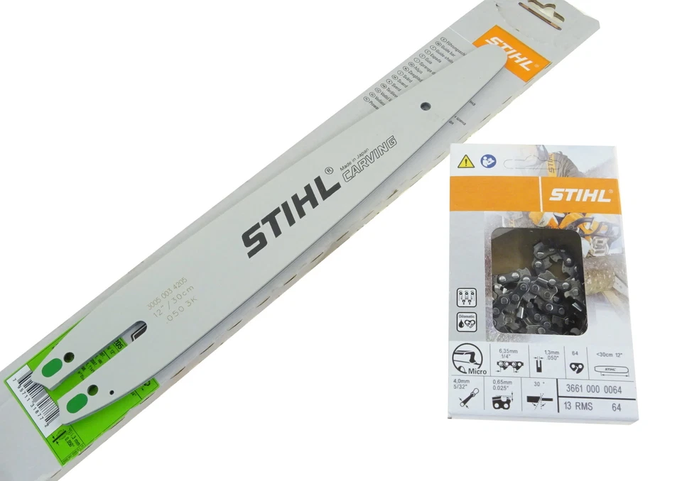 STIHL 30 cm set intaglio spada + catena 1/4" per 162 170 171 180 181 210 230 250