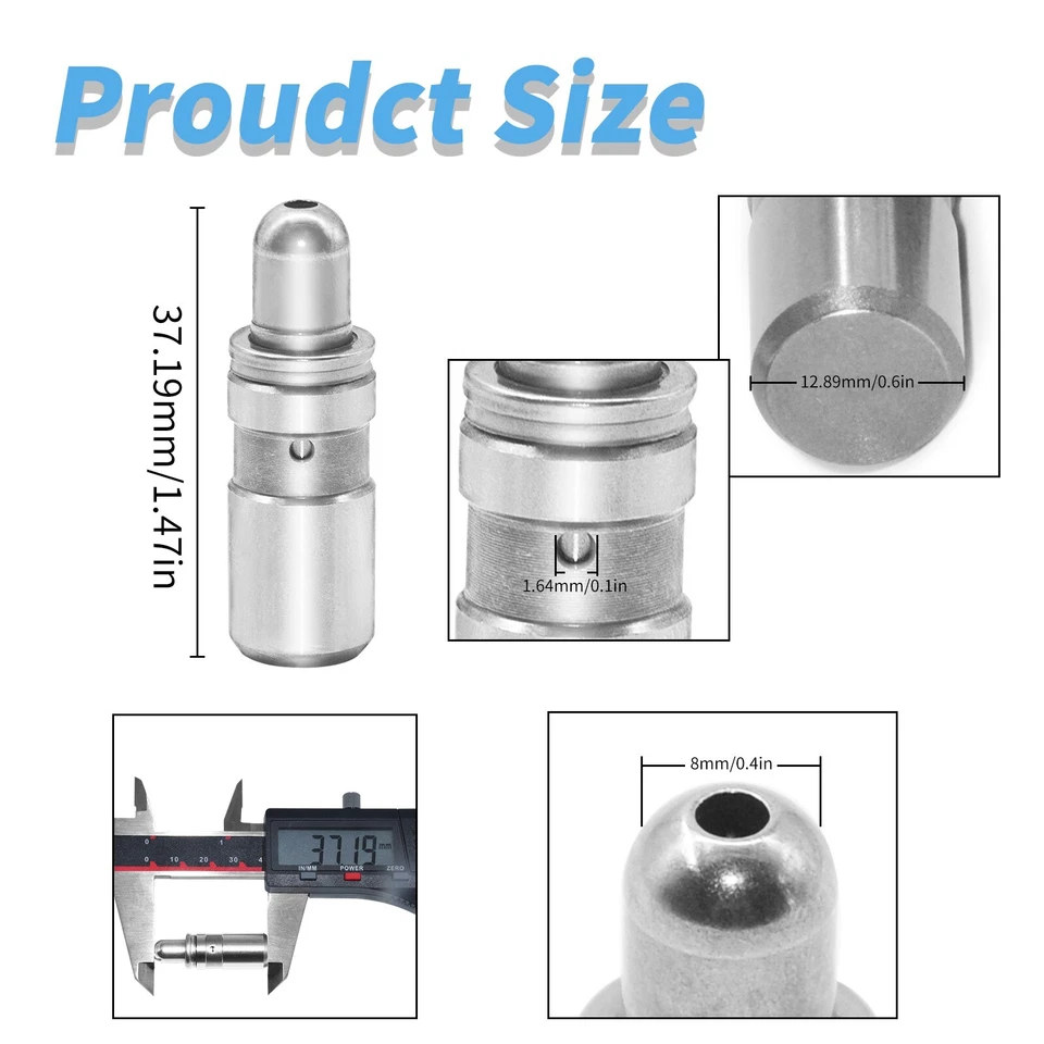 EPChunMi 12 Lifters Lash Adjusters Replaces 24100005 JB-7524 for Buick for Chevy - Image 2 of 4