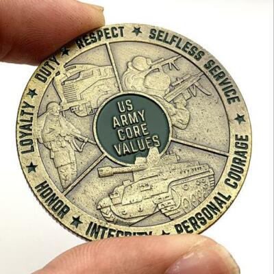 US Military Army Core Values Challenge Coin Medal Collectible Gift | eBay