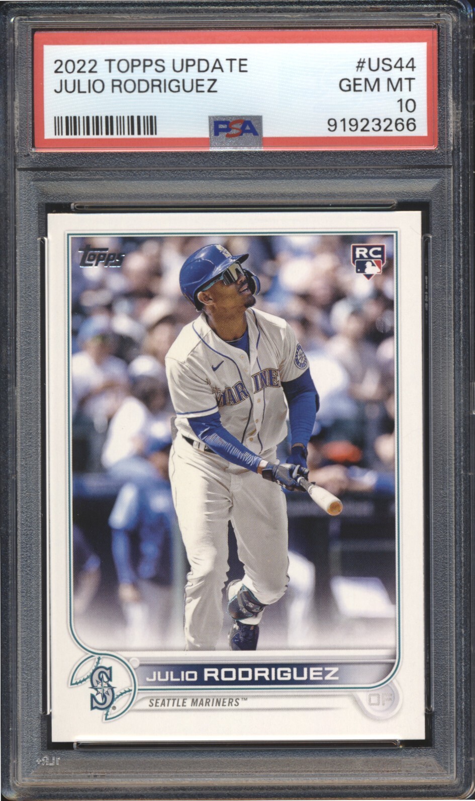 Julio Rodriguez 2022 Topps Update #US44 Base Price Guide - Sports 
