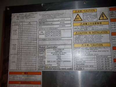 DENSO RC7M-VSG6BA-BP INDUSTRIAL ROBOT CONTROLLER VER 2.622M 410200