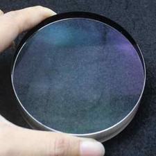 82F330mm Optical Glass Double Convex Doublet Glass Lens DIY Objective Green Film