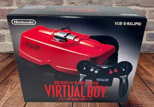 Nintendo Virtual Boy Game Console Complete Boxed Set Rare Vintage Unused Japan
