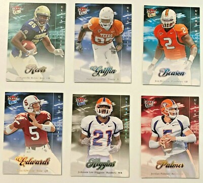 2007 Fleer Ultra Football Cards You Pick #'s 100-300 -- Complete Your Set