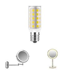 No Flicker Double-Sided Mirror Bulb 40W Equivalent for Conair & Jerdon Makeup...