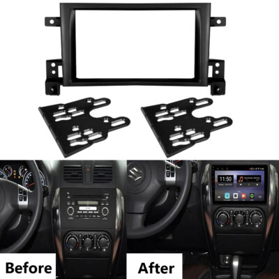 7inch 2 Din For 2005-17 Suzuki Grand Vitara Car Stereo Radio Fascia Panel Frame
