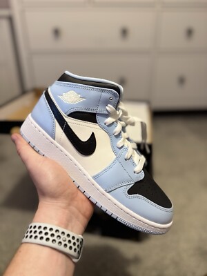 cool blue jordans 1
