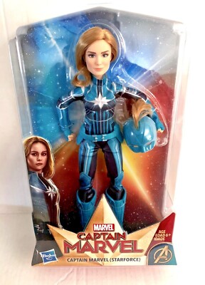 Bambola Marvel Captain Marvel Starforce Con Casco - Giocattolo Supereroi 6+ Anni