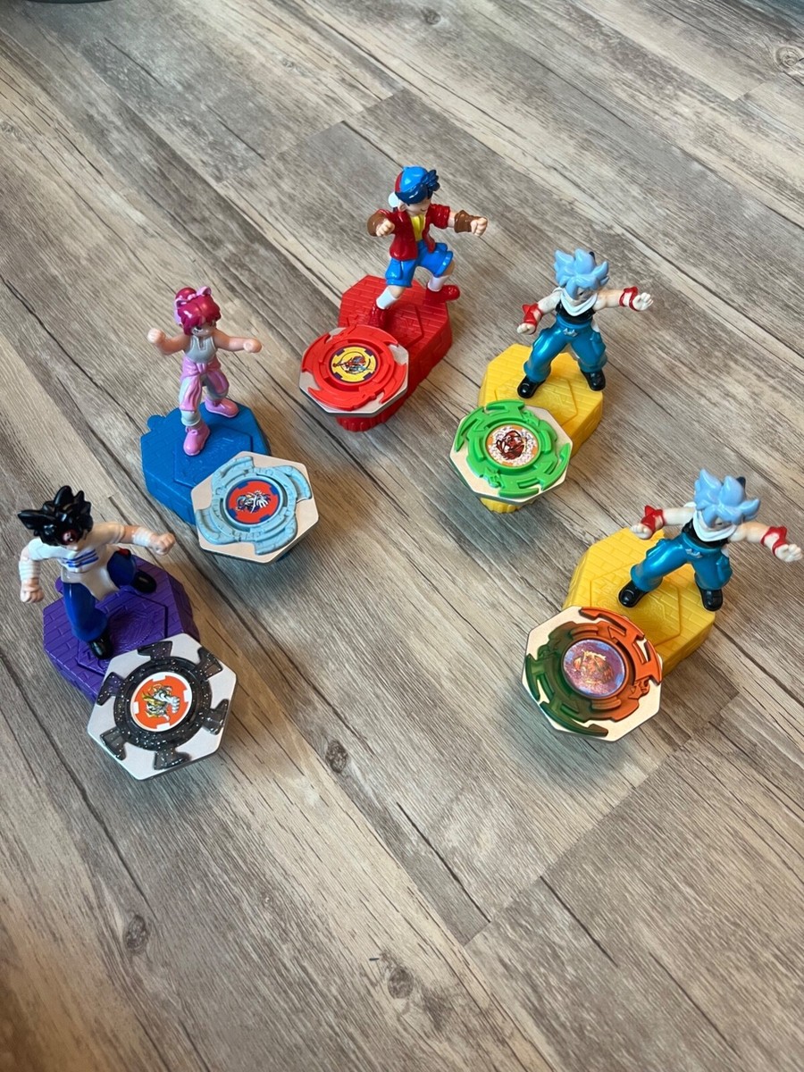 Burger King BeyBlade Spin Champs, Vintage Collectable toys 2002 lot of