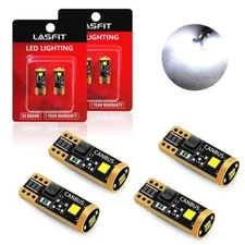 4X T10 194 168 W5W 2825 LED License Plate Interior Light Bulbs 6000K Xenon White