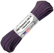 Atwood Rope MFG Paracord 7 Strand Core 100 Ft Prism Nylon Construction 1299H