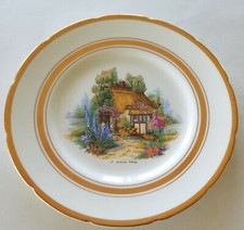Regency Bone China England A Somerset Cottage 10.5 Dinner Serving Plate